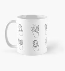 Minimaler Kaktus-Druck - Hand gezeichnet Tasse