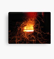 Fire timelapse Canvas Print