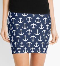 Anchors Aweigh! Mini Skirt