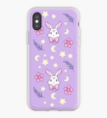 Sakura Bunny // Purple iPhone Case