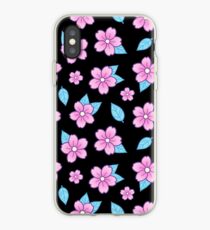 Sakura // Black iPhone Case