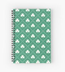 Shamrock On! - emerald Spiral Notebook