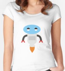 ROBOT SHIRT Women's Fitted Scoop T-Shirt