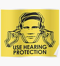 Use Hearing Protection (Factory) Poster