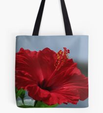 Painted Hibiscus Tote Bag