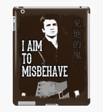 Aim to Misbehave iPad Case/Skin