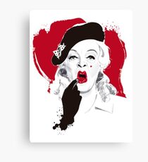 Baby Jane lipstick Canvas Print