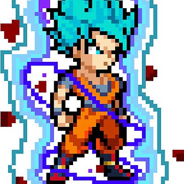 Shallot Super Saiyan Blue Pixel Edition | Sticker