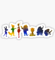 Characters Inspired Silhouette Sticker