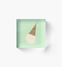 Holiday Ice Cream Cat Acrylic Block