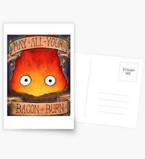 Studio Ghilbi Illustration: CALCIFER #3 Postcards