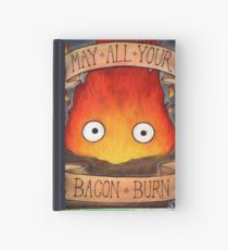 Howl's Moving Castle Illustration - CALCIFER (original) Hardcover Journal