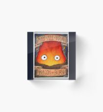 Howl's Moving Castle Illustration - CALCIFER (original) Acrylic Block
