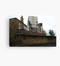 Buildings behind buildings Canvas Print