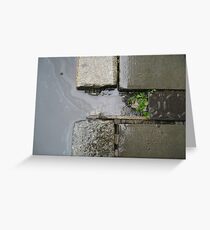 Leith Port in minature Greeting Card