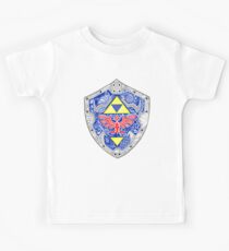 Camiseta para niños Zelda - Link Shield Doodle