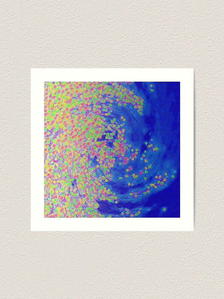 Alternate view of Color Wave Art Print