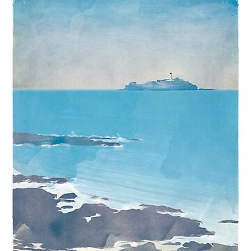 Artwork thumbnail, To the Lighthouse, Virginia Woolf Literary Art for Book Lovers by RedHillPrints