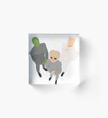 People of Earth Acrylic Block