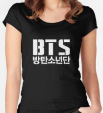 BTS/Bangtan Sonyeondan Women's Fitted Scoop T-Shirt