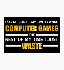Computer Gaming Photographic Print