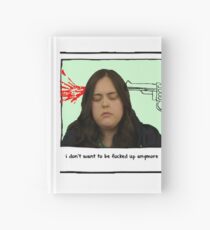 my mad fat diary Hardcover Journal