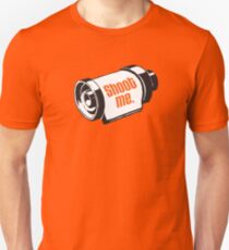 Shoot me 35mm film roll Unisex T-Shirt