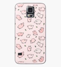 Funda/vinilo para Samsung Galaxy Cerdos Rosados Con Bellotas Verdes