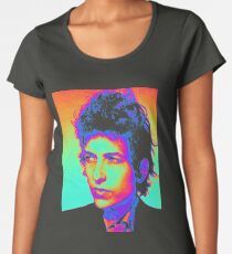 Bob Dylan Psychedelic Women's Premium T-Shirt