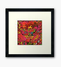 Vintage Cream Album Cover Pieces Framed Print