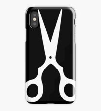 White Scissors iPhone Case/Skin