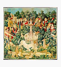 HD The Unicorn is Found (1495) Photographic Print