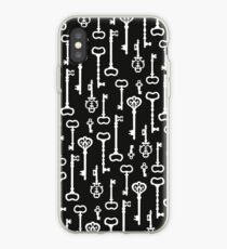 Victorian black & white Keys iPhone Case