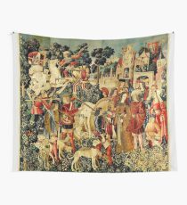 HD The Unicorn is Killed and Brought to the Castle (1495) Wall Tapestry