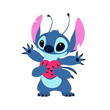 Stitch Stickers Disney Character Lilo And Stitch Cute Cartoon Kawaii