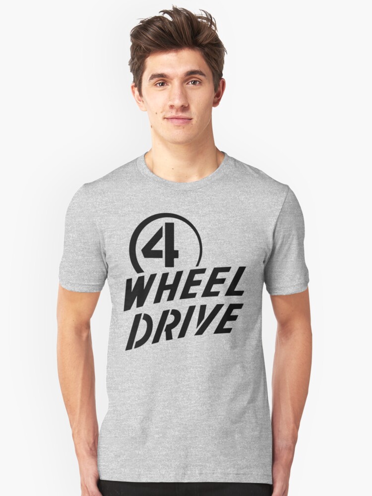 Alternate view of 4 Wheel Drive! Slim Fit T-Shirt