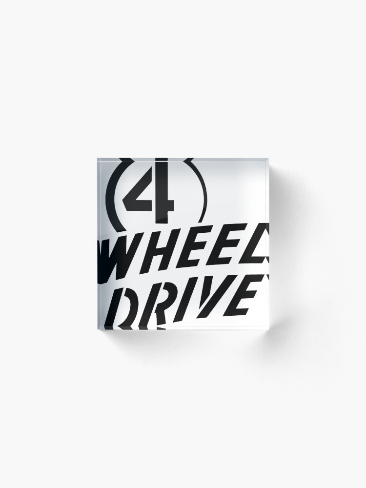 Alternate view of 4 Wheel Drive! Acrylic Block