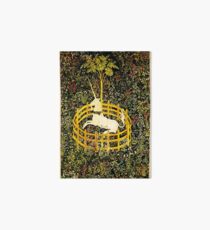 HD The Unicorn in Captivity (1494 aprox) Art Board Print