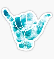 Shaka Design Sticker