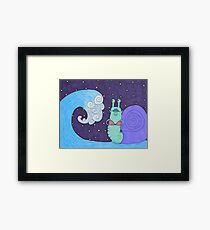 tidal snail Framed Print