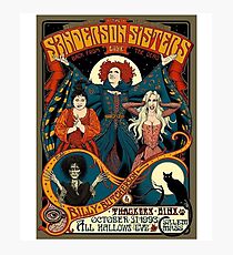 Sanderson Sisters Tour Poster Photographic Print