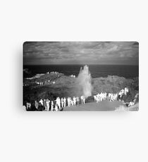Kiama Blowhole IR Metal Print