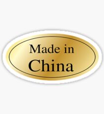 Made In China Sticker