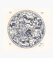 Zodiac Skies & Astrological Ties | Ink on Paper Photographic Print
