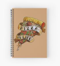 Pizza is Life Spiral Notebook