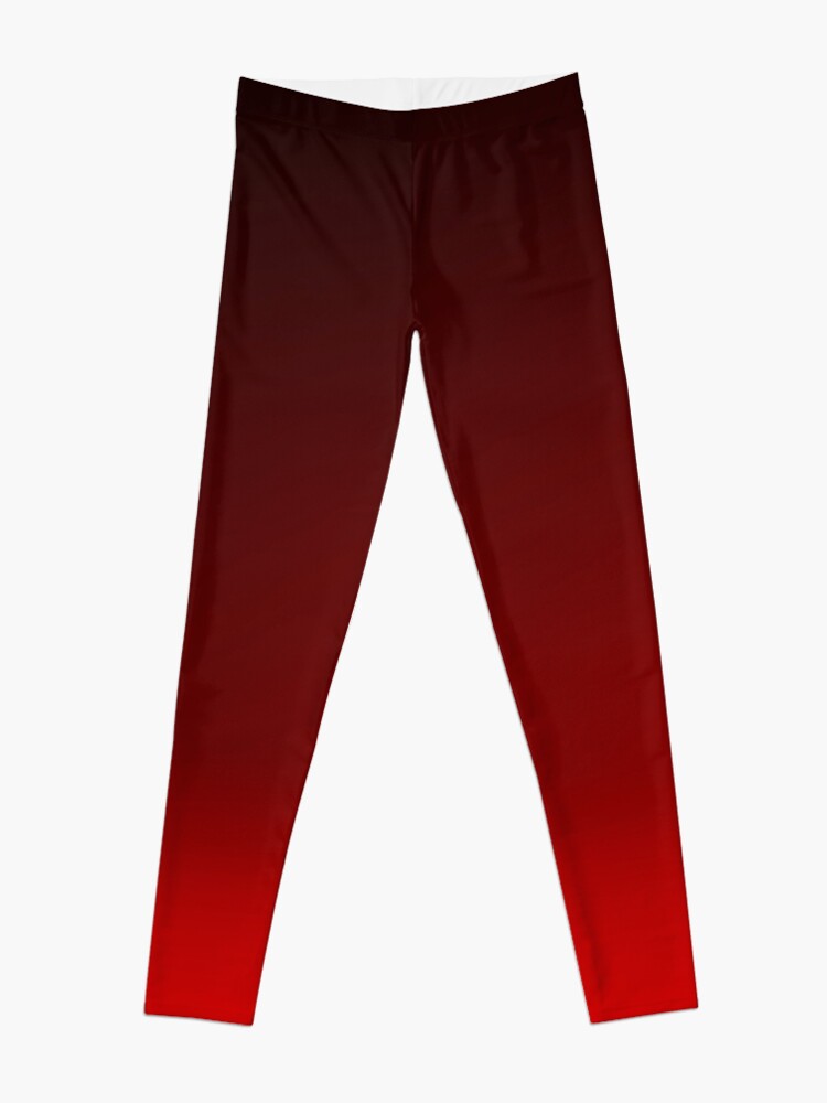 Alternate view of Red Ombre Leggings