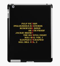 Quentin Tarantino films iPad Case/Skin