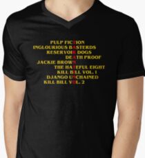Quentin Tarantino films Men's V-Neck T-Shirt