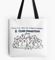 Samoyed Cloud Tote Bag