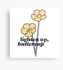 Hippocampus Butterblume Metalldruck